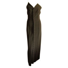 Jean Paul Gaultier Elegant Tuxedo Dress with sexy back