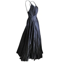 Jacques Griffe 1950 Haute Couture evening gown
