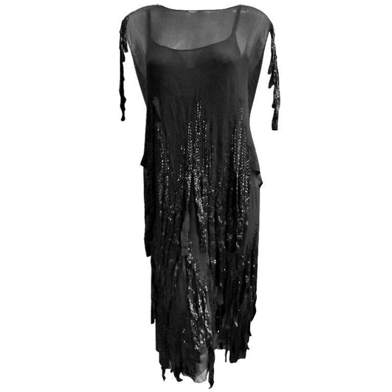 Chanel rare 1924 Ribbon dress Met Exhibit/Catalogue