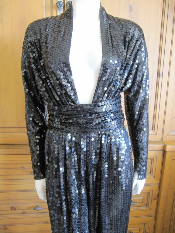 halston jumpsuit 70s