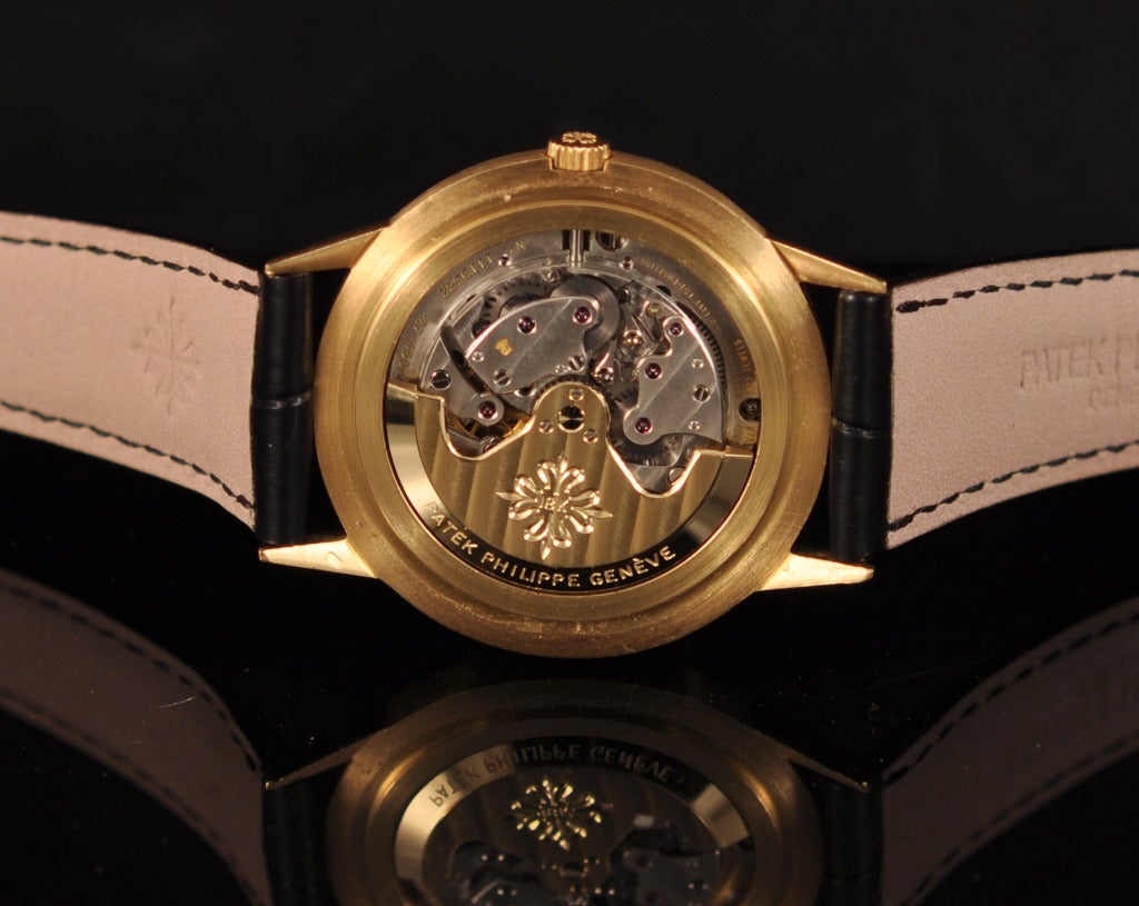 Patek Philippe Yellow Gold Perpetual Calendar Wristwatch Ref 3448 Circa 1974 In Excellent Condition In Paris, FR