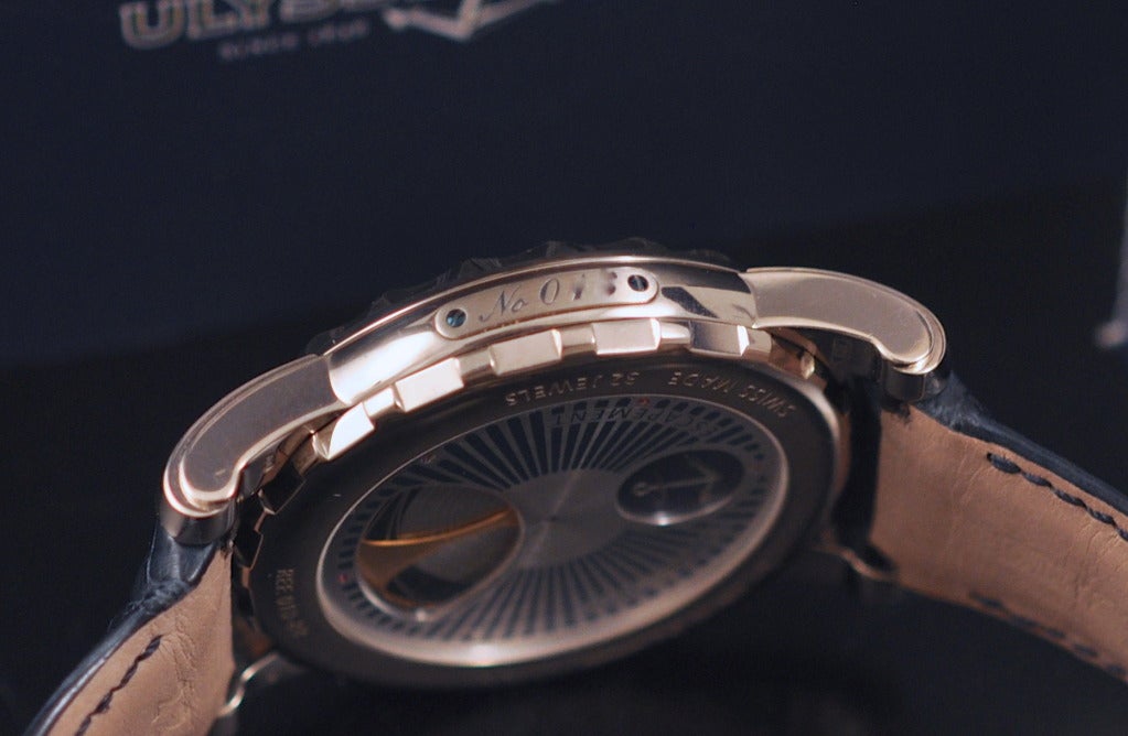 Men's Ulysse Nardin White Gold Freak Karrusel Wristwatch circa 2010 For Sale