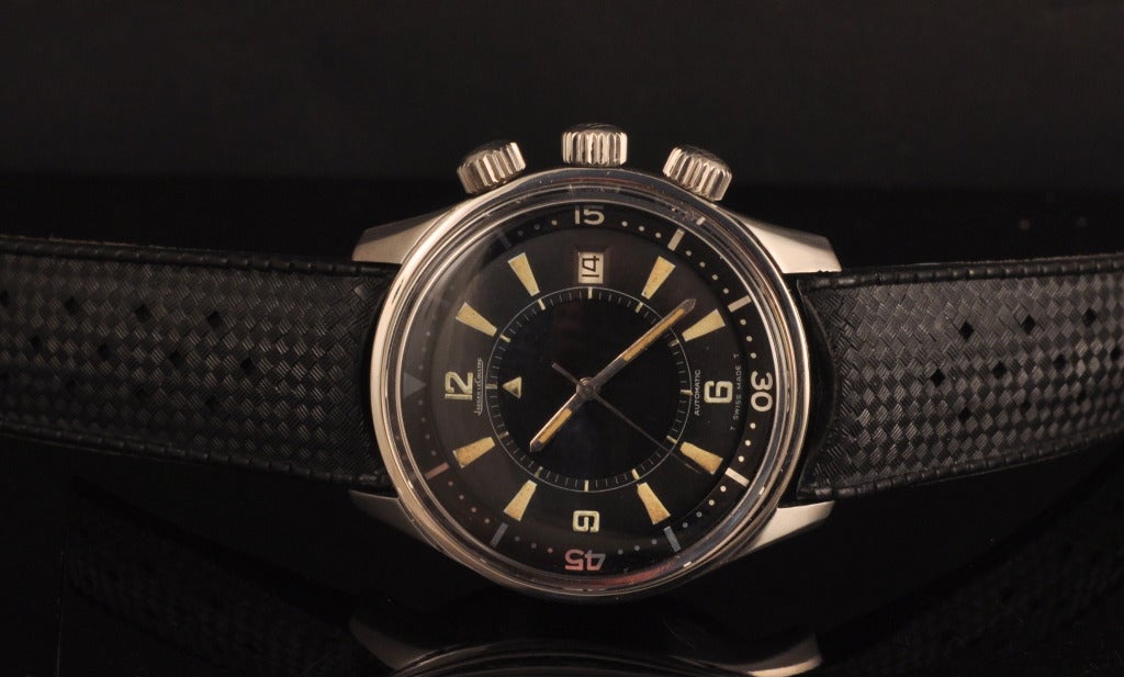 Jaeger-LeCoultre Stainless Steel Polaris Diver's Wristwatch Circa 1968 In Excellent Condition In Paris, FR