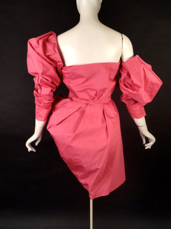 2010 Lanvin Runway Pink Cotton Cocktail Dress at 1stDibs