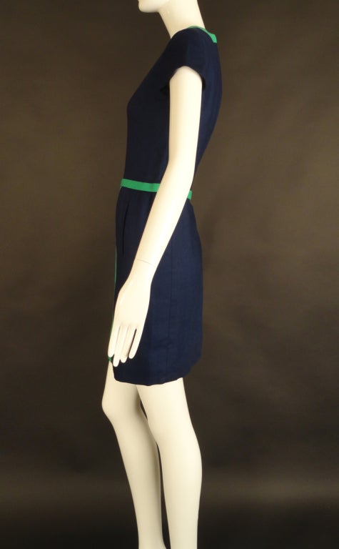 1960s Pierre Cardin Linen Dress In Excellent Condition In Dallas, TX