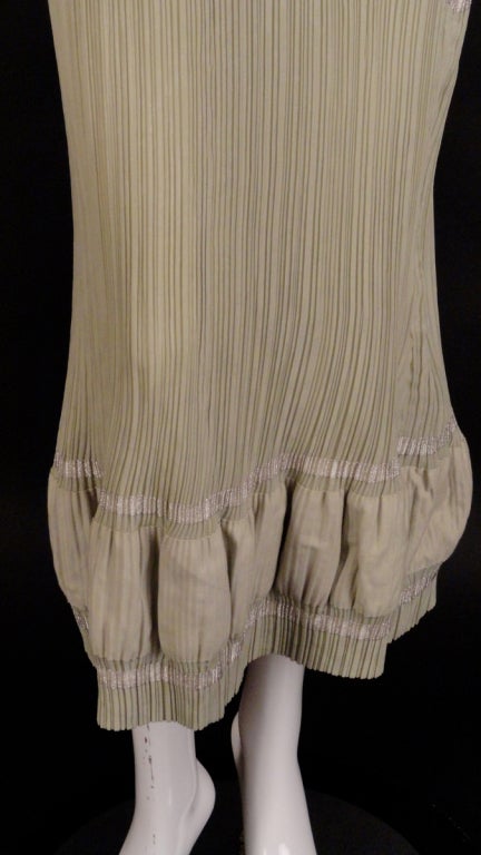 Issey Miyake Crinkle Pleat Ribbon Dress