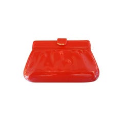 1960er Jahre Pop Art Avant de Dormir Rote Bakelit-Clutch