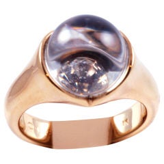 Vintage Mauboussin Diamond & Gold Illusion Ring