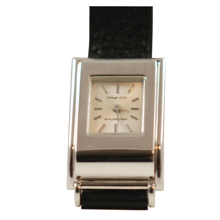 TIFFANY & CO. Schlumberger Gold Watch For Sale