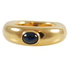 CHAUMET Sapphire Gold Ring