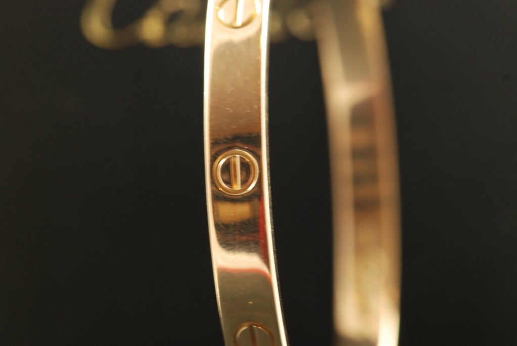 Women's or Men's Cartier Gold Love Bracelet