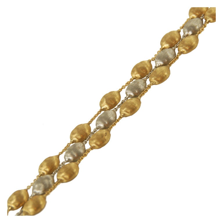 Marco Becigo White & Yellow Gold Bracelet