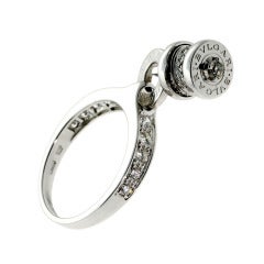 Bulgari B.Zero1 Diamond Charm White Gold Ring