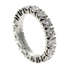 Cartier Diamond Eternity Platinum Ring