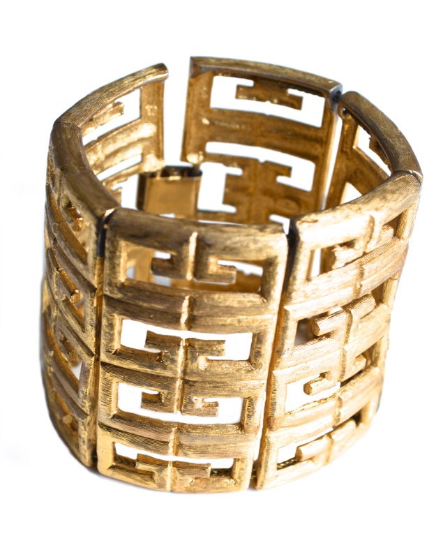 60s Oversized Givenchy Cuff In Good Condition In Litchfield County, CT