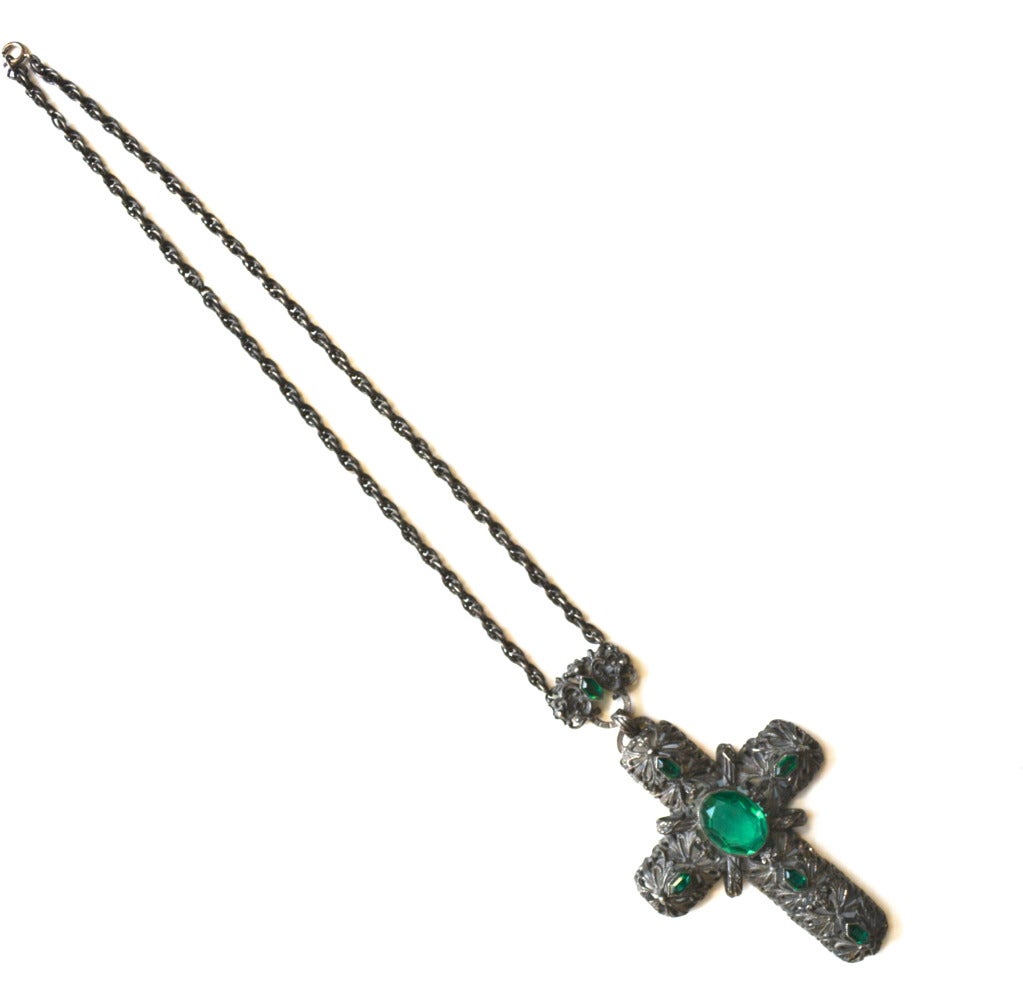 Women's Joseff of Hollywood Cross Necklace For Sale