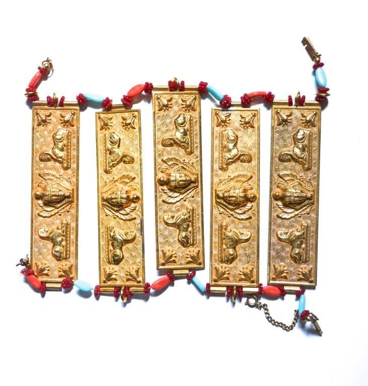 Larry Vrba for Miriam Haskell Tut Set