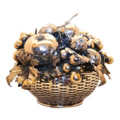 Mario Buccellati  silver fruit basket