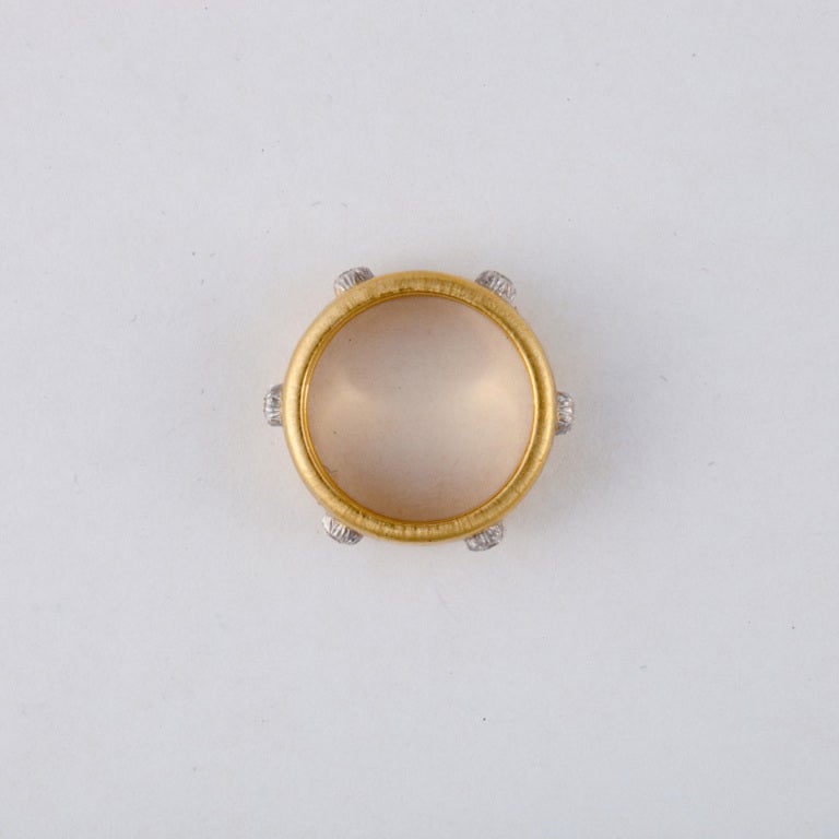 Buccellati Gold and Diamond Ring 6.5