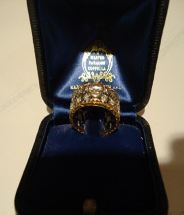 Women's Mario Buccellati Diamond Yellow Gold Band Ring