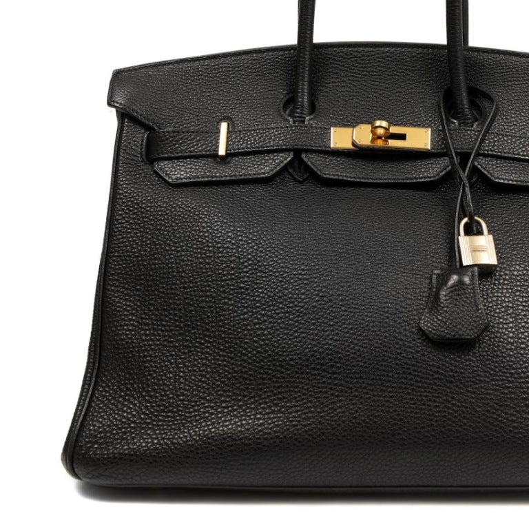 Hermes Black Togo Birkin Bag In Excellent Condition In Malibu, CA