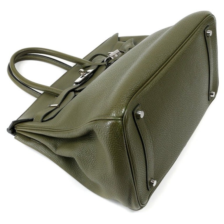 Women's Hermes Olive Green Birkin Bag