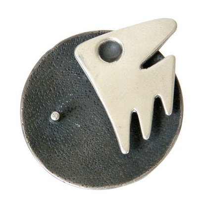 Margaret De Patta Abstract Sterling Brooch Mid-century Modern Free Form For Sale