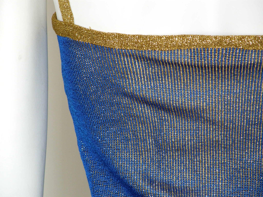 Yves Saint Laurent Metallic Knit Tank Top 1