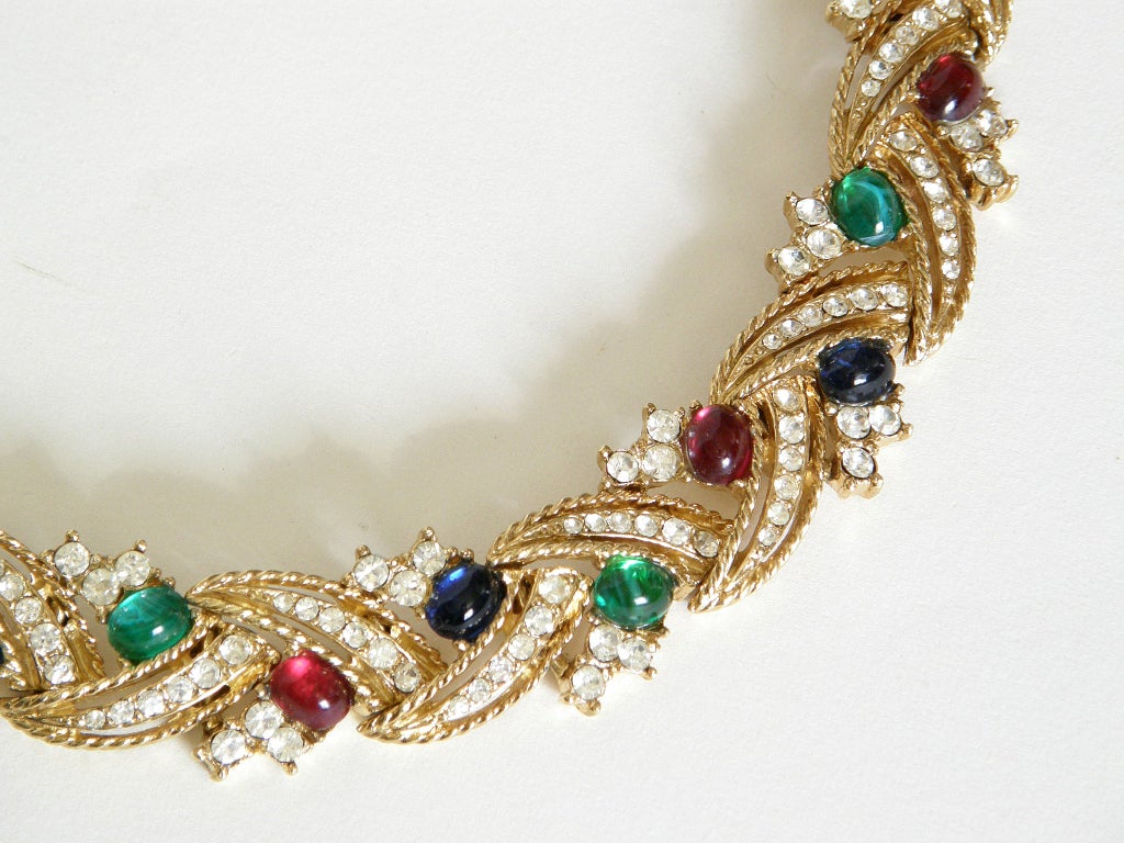 Ciner Necklace and Earrings Set 1