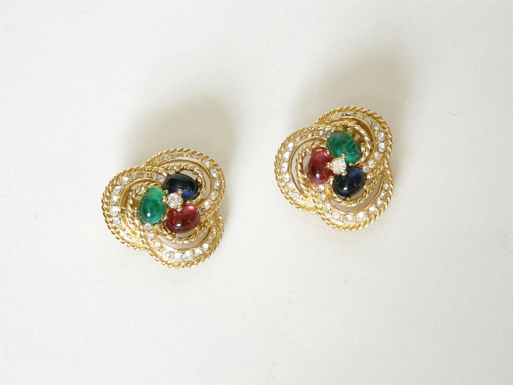Ciner Necklace and Earrings Set 3