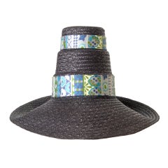 Whimsical Italian Straw Hat