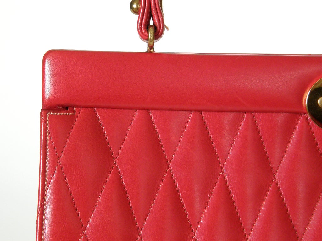 Quilted Leather Handbag by Prestige 1
