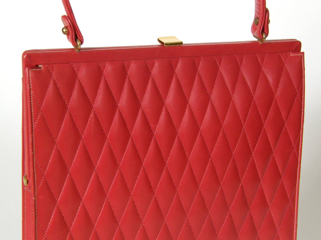 Quilted Leather Handbag by Prestige 3