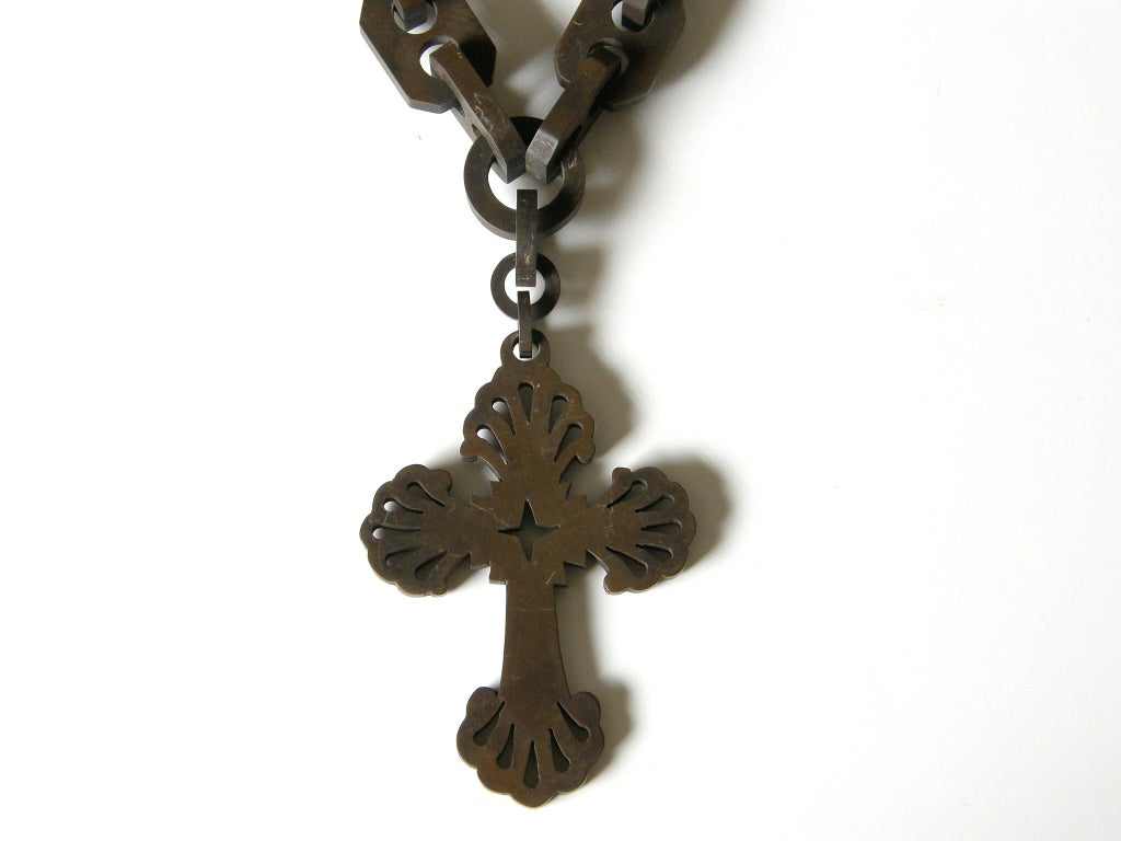 victorian cross necklace