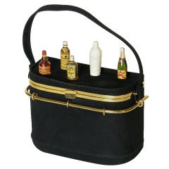 Vintage Anne-Marie Cocktail Bar Handbag