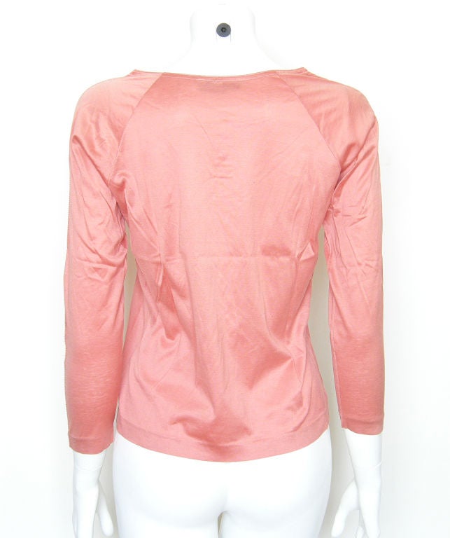 Pink Gucci Knit Cotton Top