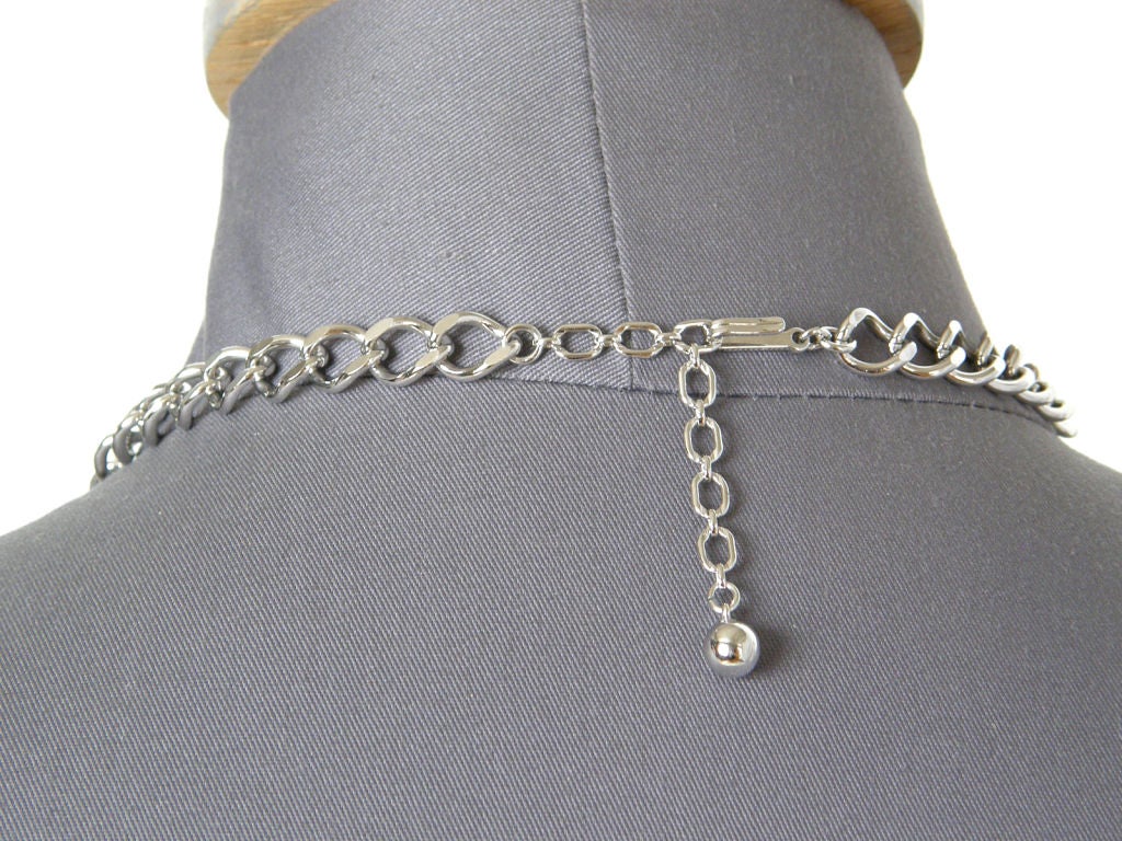 Trifari Space Age Breastplate Necklace at 1stdibs