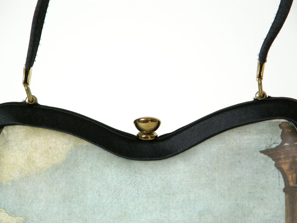 Printed Silk Handbag 2