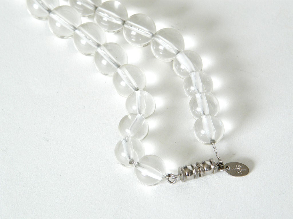 lucite bead necklace