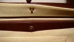 Sleek Double Demi Handle Dr. Bag Purse Handbag 2