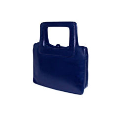 Architectural Calfskin Handbag Purse
