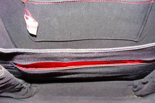 Women's Schiaparelli Black Calf Handbag Purse 