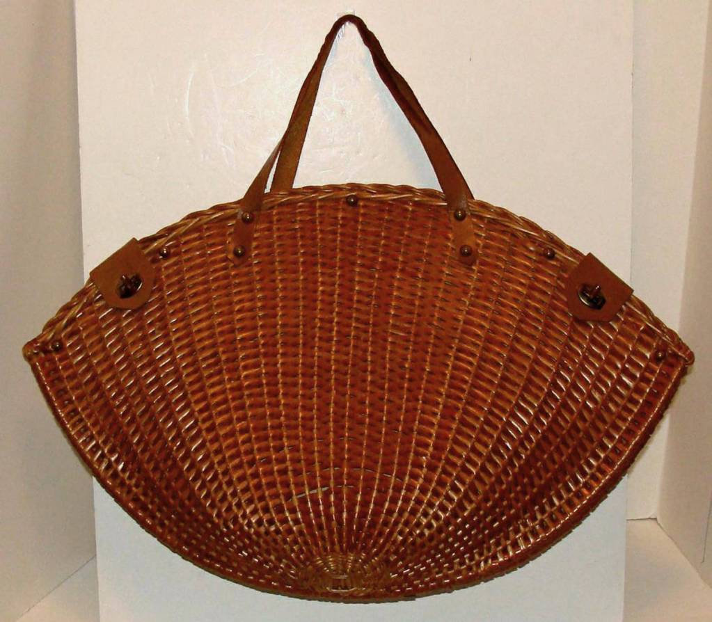 Oversized and Fabulous Woven Purse Handbag at 1stdibs