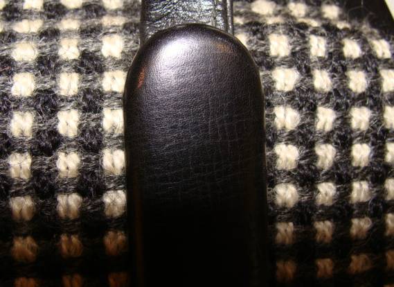 Large Black and White Wool/Mohair Tweed Handbag 2