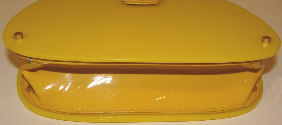 Yellow Lucite Clutch Shoulderbag 3