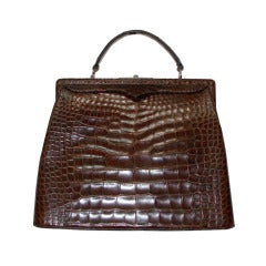 Amazing Large Best Form Alligator Kelly Bag 