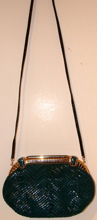 teal clutch evening bag