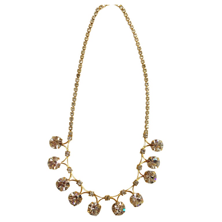 1950s Retro Swarovski Necklace