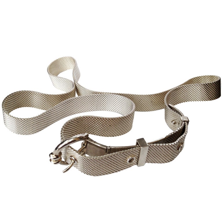 Mesh Sterling Silver Belt