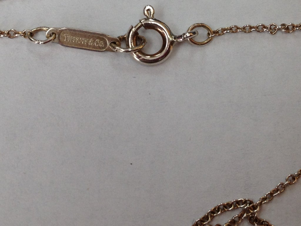 Modernista Tiffany & Co. Ciondolo Criss Cross X in argento 925 in vendita
